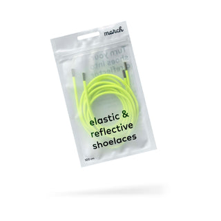 elastic & reflective shoelaces - medium