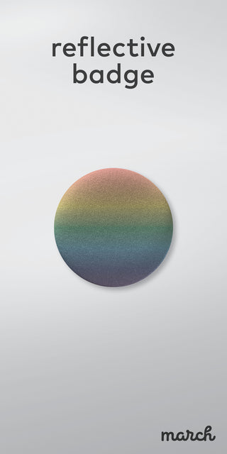 reflective badge - single MAXI